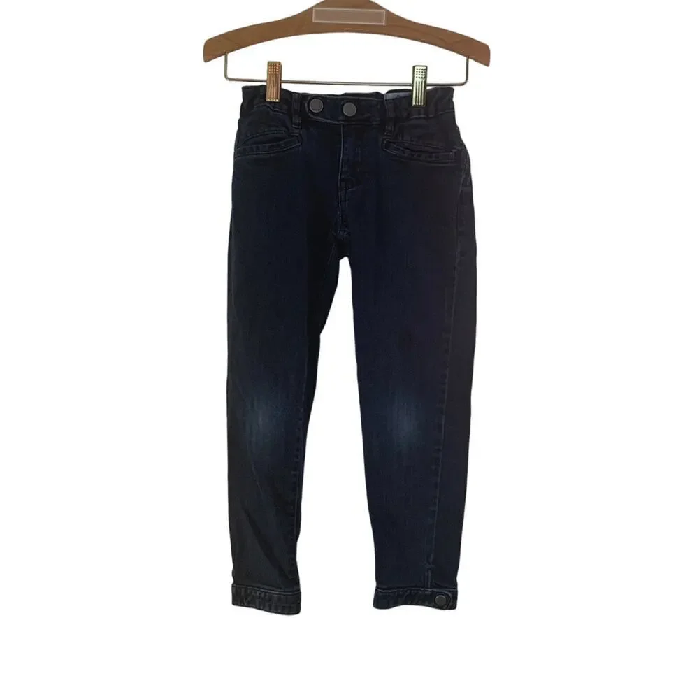 GAP Girl’s Super Skinny Dark Wash Adjustable Waist Snap Ankle Jeans / Size: 8R